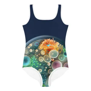 Kids Swimsuit Green World